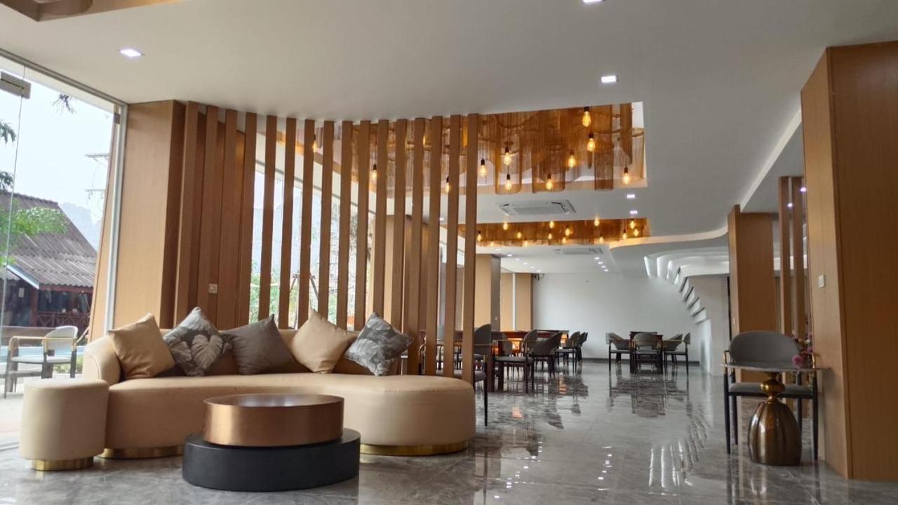 Vang Vieng Bungalows Экстерьер фото